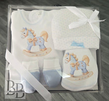 Load image into Gallery viewer, 1483 - Blue rocking horse 5PC Giftset