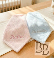 6400 - Personalised Waffle Baby Blanket