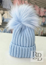 Load image into Gallery viewer, 4791 - Ribbed Single Pompom Hat