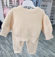 CKLS - Cream Knitted Lounge set