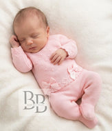 C1003- Double Bow luxury knitted set