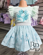 4023/4 - Mint skirt set