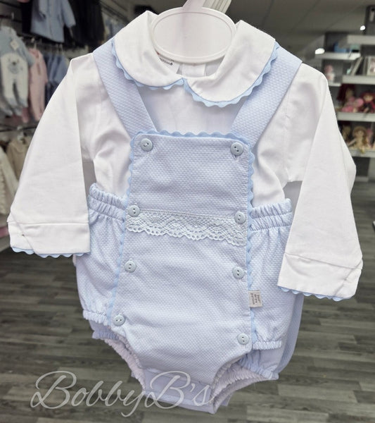 EL230 - Blue lace 2PC romper set