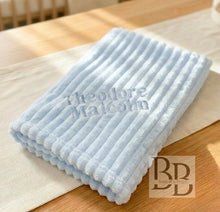 Load image into Gallery viewer, SB112 -  Personalised Waffle Baby Blanket