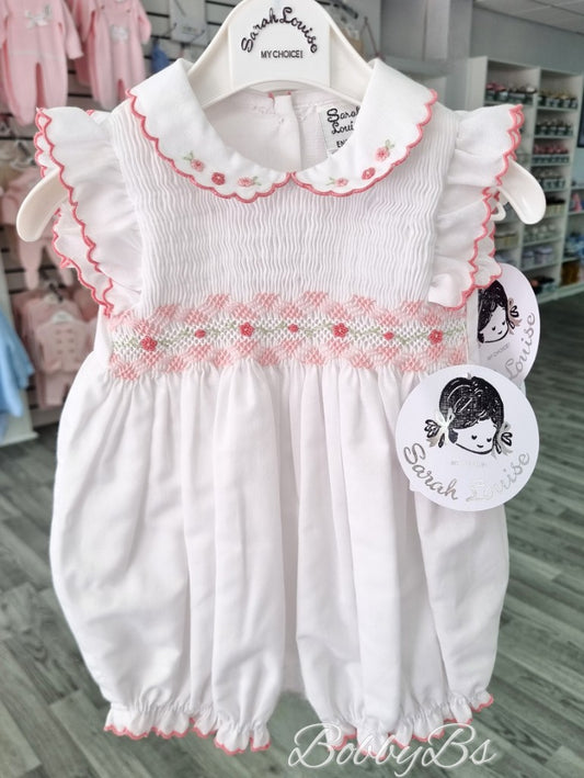 013575 - Sarah Louise smocked romper