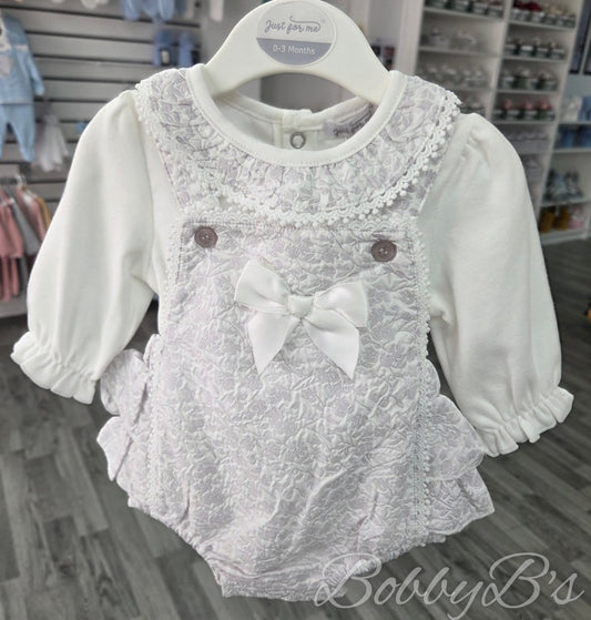 2661 - 2PC Lace Romper set