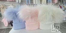 Load image into Gallery viewer, SRP2 - Double ribbed pompom hat