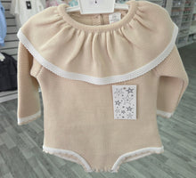 Load image into Gallery viewer, C7518 - Beige knitted romper