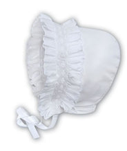 Load image into Gallery viewer, 003622P - Sarah Louise White smock bonnet