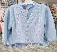 Load image into Gallery viewer, AA003 - Blue cable knitted cardigan