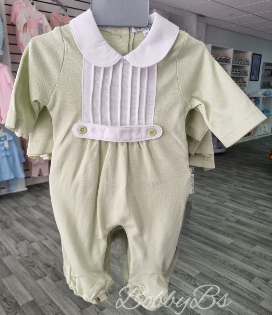 6238 - Sage Cotton babygrow