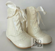 ISABELLE -CREAM Spanish Hardsole Boot