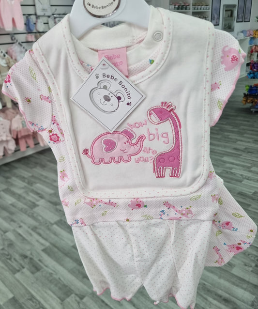 DBC406 - Top, Shorts & Bib set