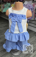 Load image into Gallery viewer, T289 -Sky Frilled Back short set (1YR-10YR)