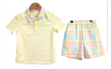 Load image into Gallery viewer, T176 - Lemon Checked Summer set