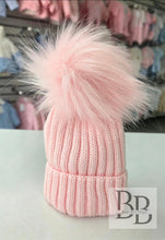 Load image into Gallery viewer, 4791 - Ribbed Single Pompom Hat