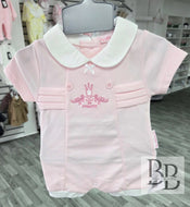 2274 - Pink Princess romper