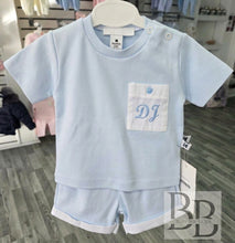 Load image into Gallery viewer, K5 - Boys Blue cotton short set