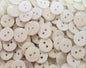 clbut20 - Shiny ivory button (SIZE 18L)