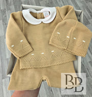 5663 -  First Size 3PC Knitted set