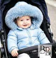 MYD409 - Boys Fur Trimmed winter coat