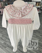 Load image into Gallery viewer, ROSELLE - Smocked ditsy print Babygrow