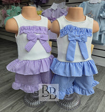 Load image into Gallery viewer, T289 - Lilac Frilled  short set (1YR-10YR)