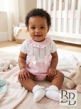 Load image into Gallery viewer, 21/163 - Lacey Knit Gingham Romper