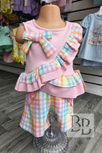 Load image into Gallery viewer, T167A - Pink Summer Checked short set (1YR-8YR)