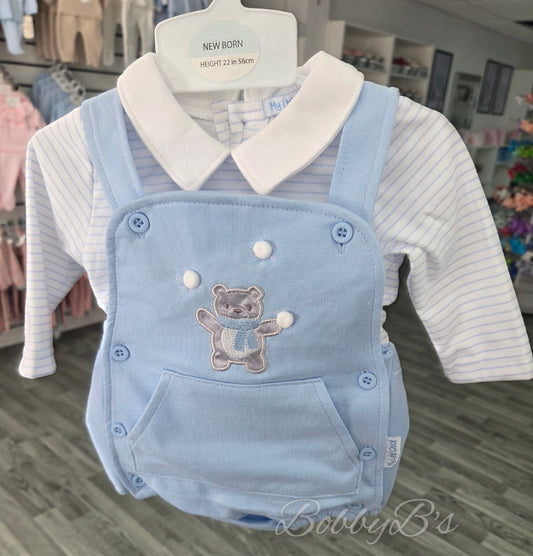 2647 - Teddy bear romper set