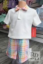 Load image into Gallery viewer, T176 - White Checked Summer set