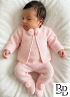 C7050 - Pink Pompom Knitted set