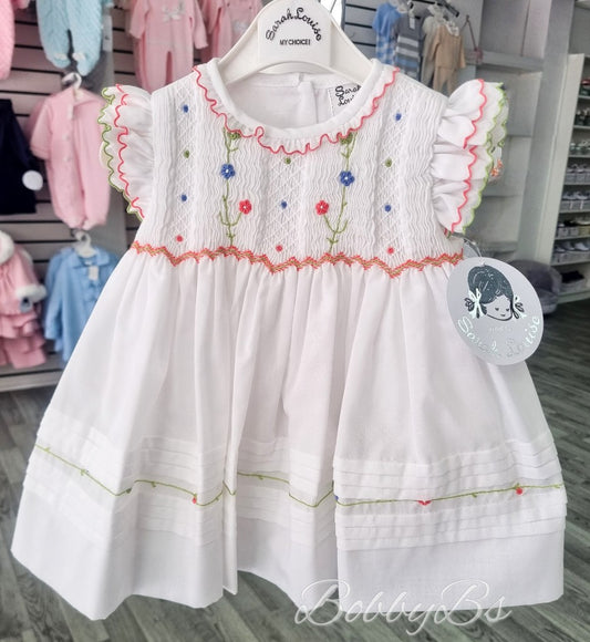 013643 - Sarah Louise Floral smock dress