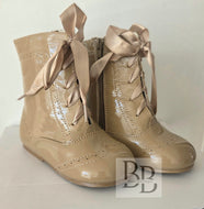 ISABELLE -BEIGE Spanish Hardsole Boot