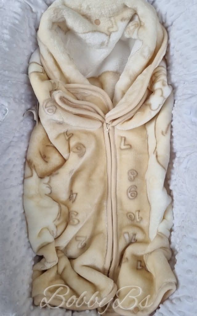 SB112 - Teddy baby blanket wrap