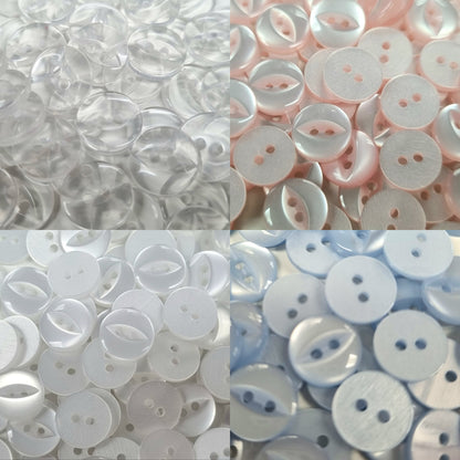 ISB81 - Fisheye cream button (Size 18)