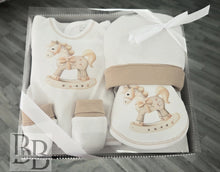 Load image into Gallery viewer, 1483 - Beige rocking horse 5PC Giftset