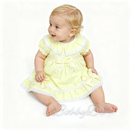 V006 - Lemon & White dress set