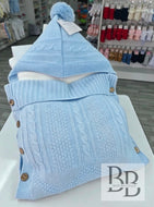 0141 - Baby Blue Knitted nest