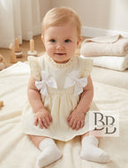 PQ26 - Lemon Double bow dress