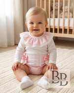 M0047 - Pink Lace front 2PC Set