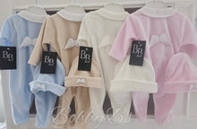Load image into Gallery viewer, SG137 - Velour angel babygrow set