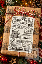 Load image into Gallery viewer, Personalised Christmas Labels