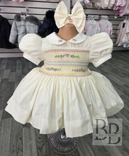 Load image into Gallery viewer, SDF21-  Lemon smocked dress set