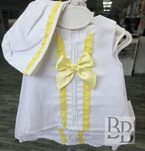 Load image into Gallery viewer, SG22 - White &amp; Lemon Dress set