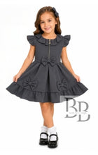 Load image into Gallery viewer, Grey School Pinafore