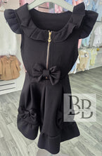 Load image into Gallery viewer, Black School Pinafore