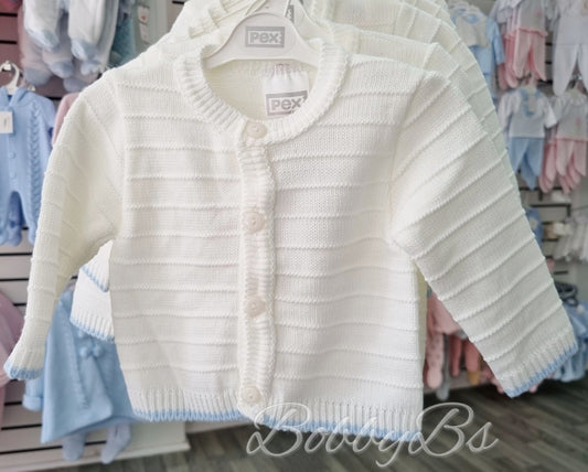 DANIEL - White Cardigan