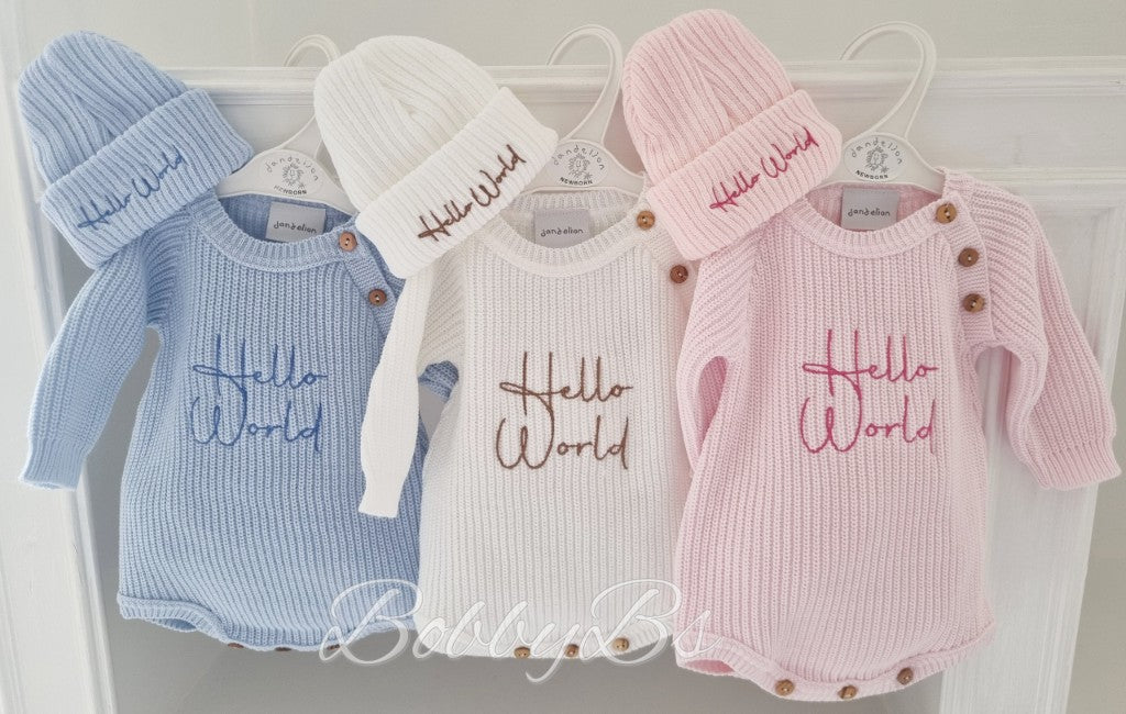 A5405 - Hello World Romper set