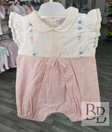 481626 - Pink & Cream romper